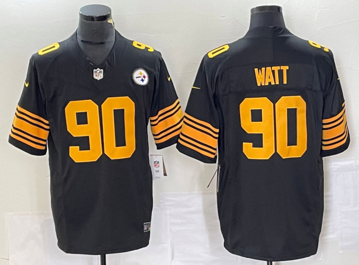 T.J Watt Pittsburgh Steelers Nike Alternate Game Jersey - Black