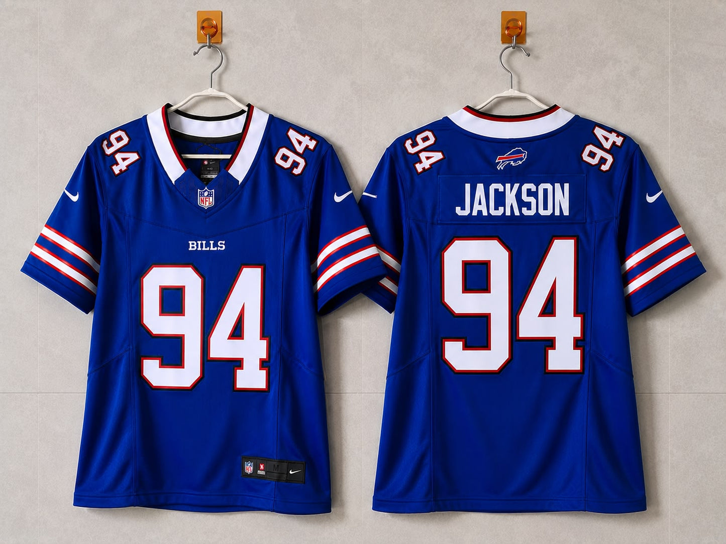 BUFFALO BILLS LANDON JACKSON BLUE JERSEY