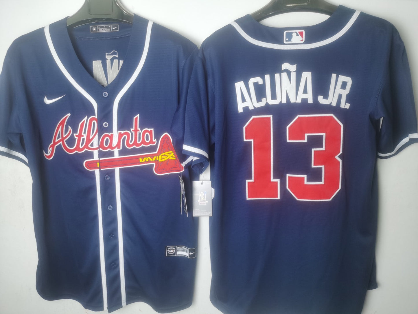 Atlanta Braves Ronald Acuna Jr Blue Jersey