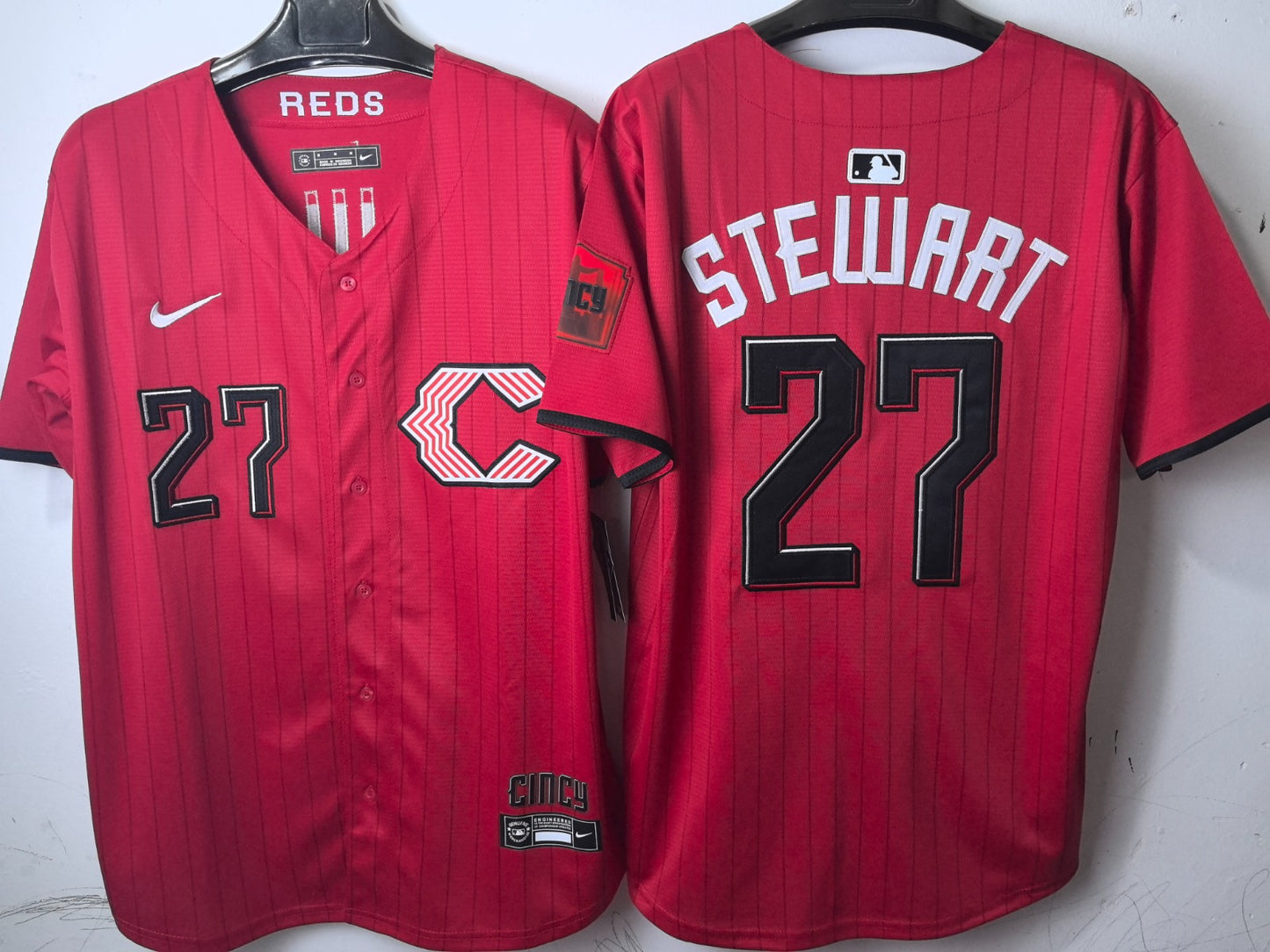 Cincinnati Reds Sal Stewart Red Jersey