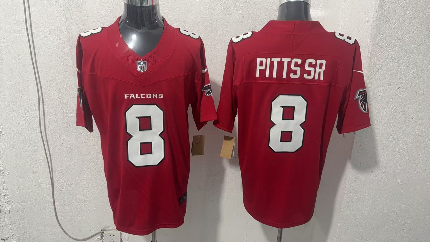 ATLANTA FALCONS KYLE PITTS RED JERSEY