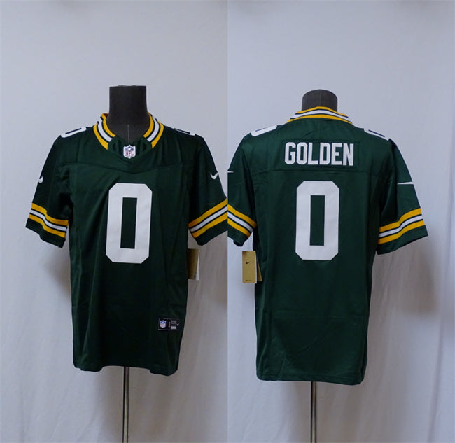 GREEN BAY PACKERS MATTHEW GOLDEN GREEN JERSEY