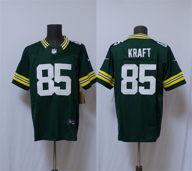 GREEN BAY PACKERS TUCKER KRAFT GREEN JERSEY