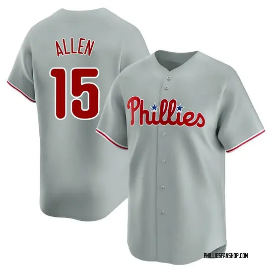PHILADELPHIA PHILLIES RICHIE ALLEN GREY JERSEY