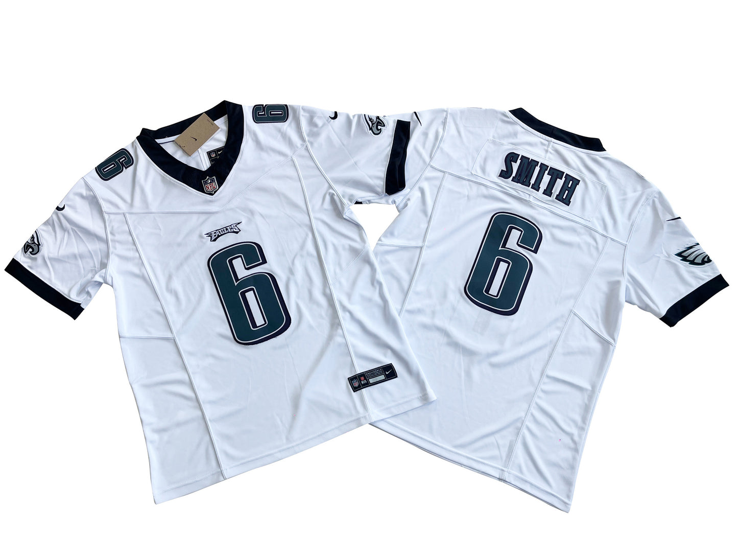 PHILADELPHIA EAGLES DEVONTA SMITH WHITE JERSEY