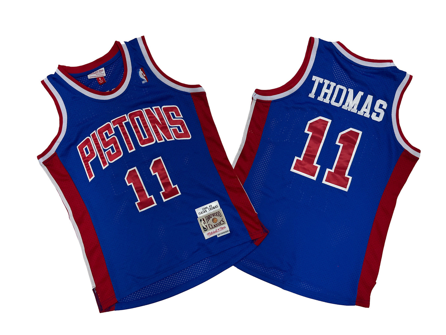 DETROIT PISTONS ISIAH THOMAS BLUE VINTAGE JERSEY