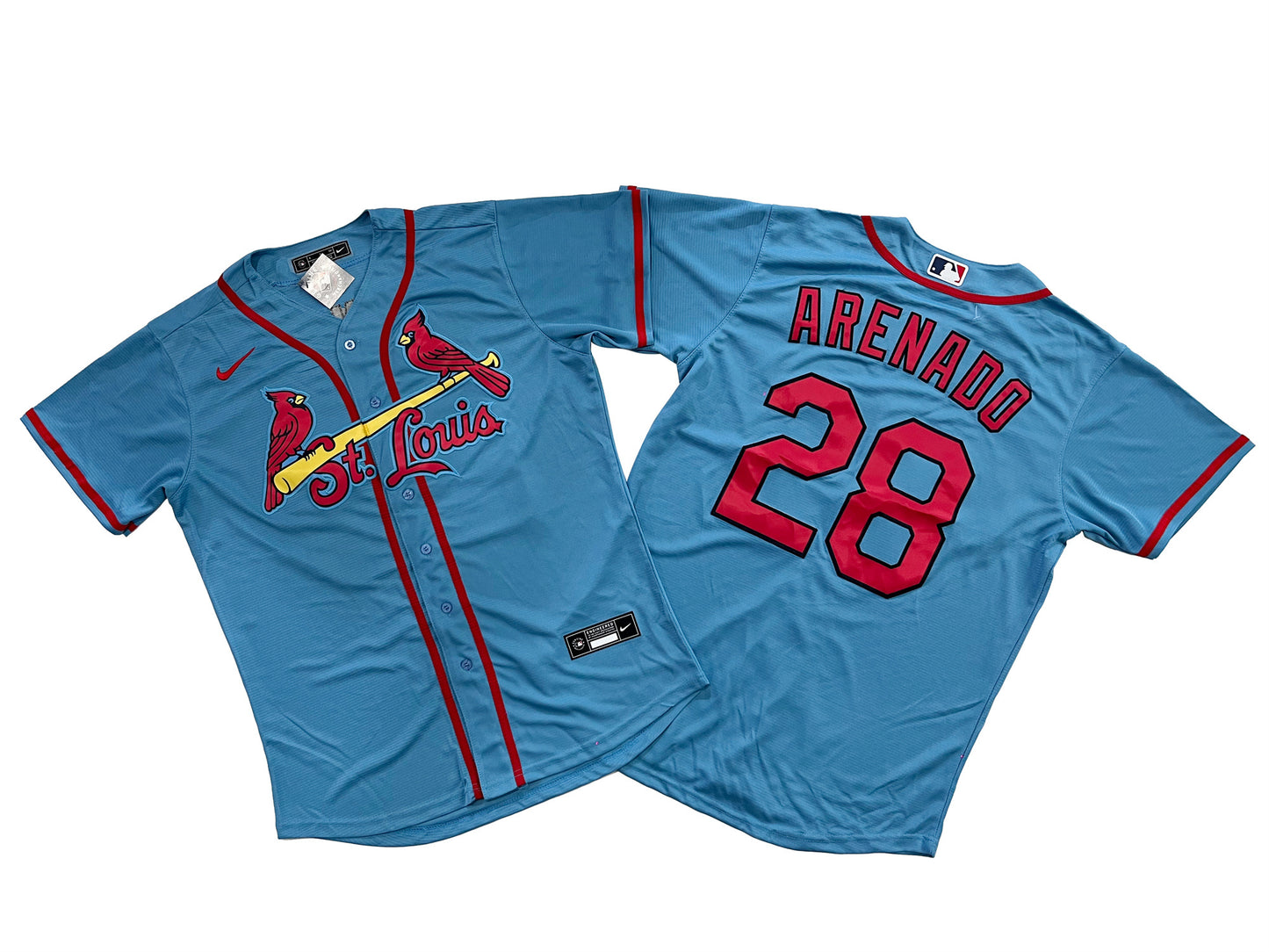 ST LOUIS CARDINALS NOLAN ARENADO BLUE JERSEY