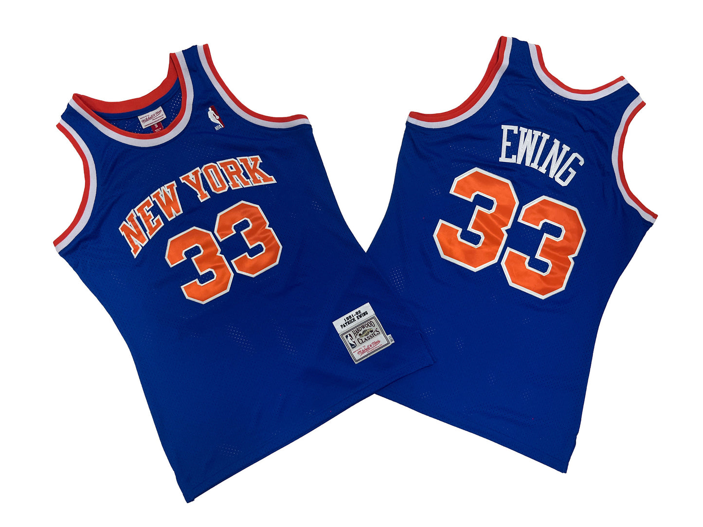 Patrick Ewing Blue New York Knicks Jersey