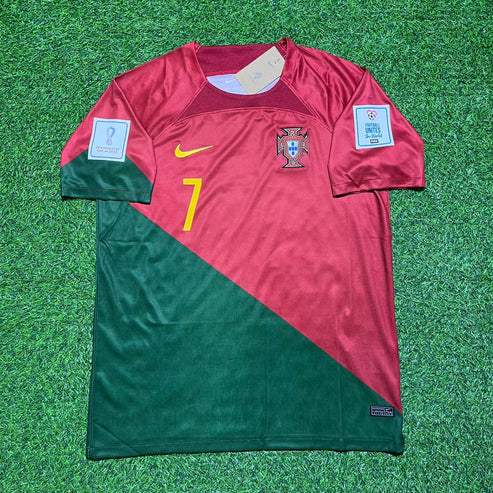 Cristiano Ronaldo Portugal 2022 World Cup Home Retro Jersey