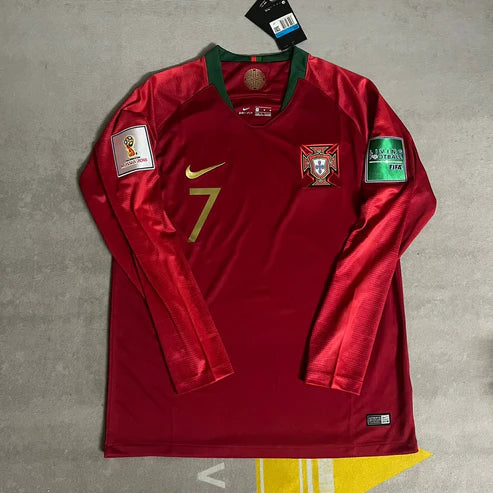 Cristiano Ronaldo Portugal 2018 World Cup Retro Jersey