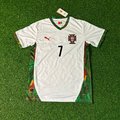 2026 World Cup Christiano Ronaldo Team Portugal White Jersey