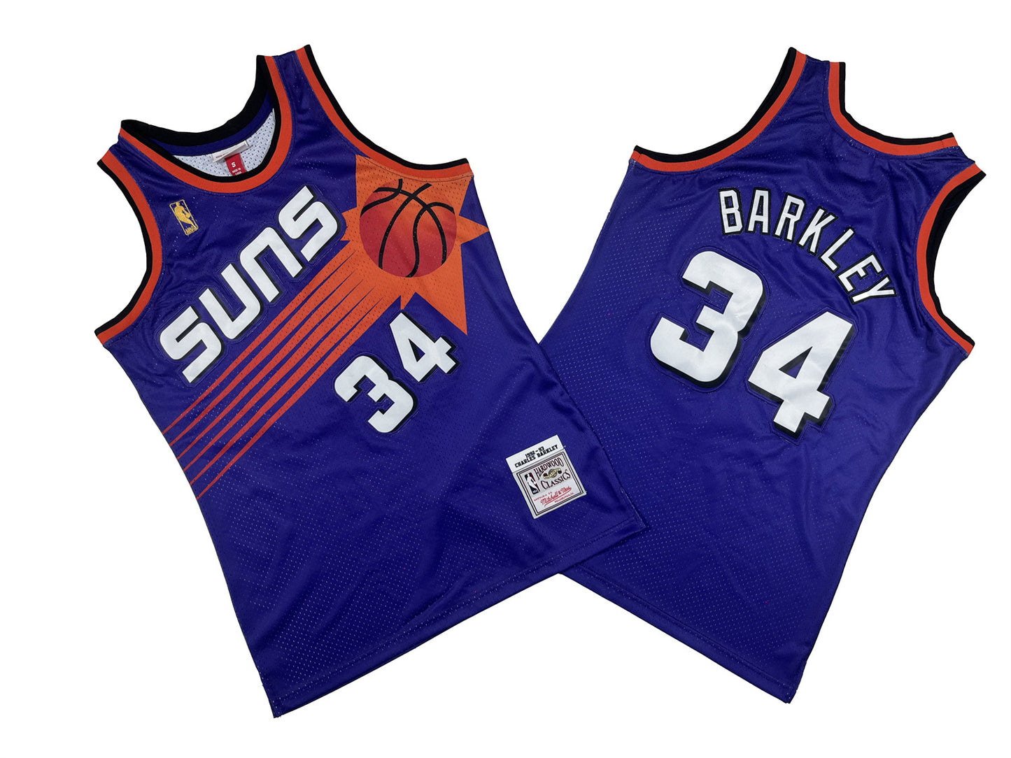 PHOENIX SUNS CHARLES BARKLEY PURPLE JERSEY