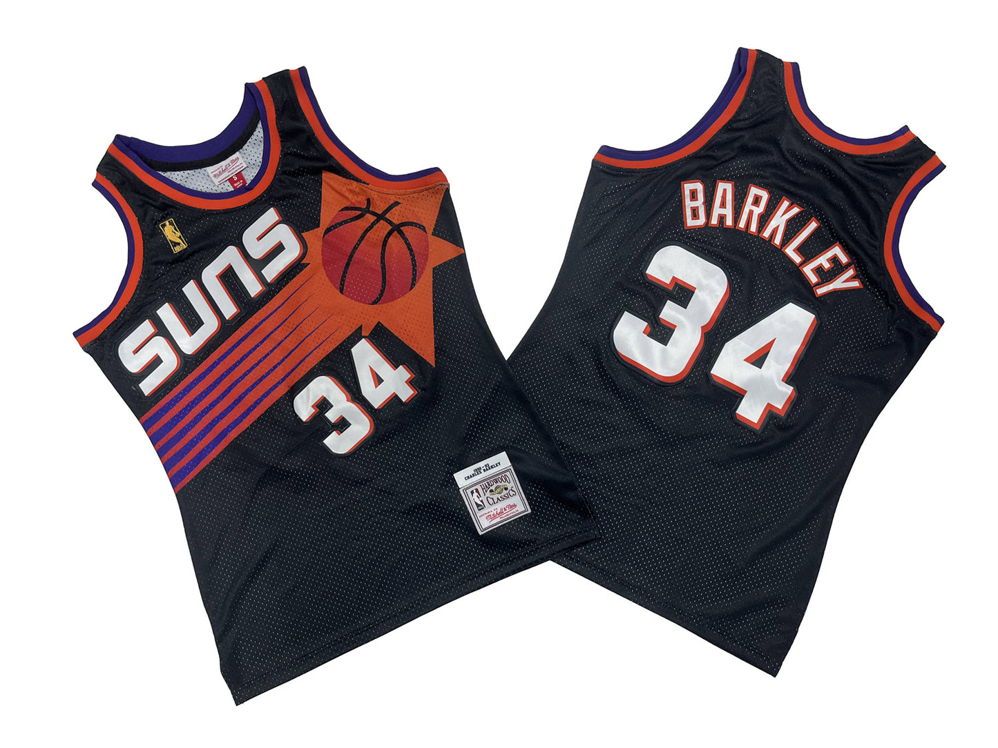 PHOENIX SUNS CHARLES BARKLEY BLACK JERSEY