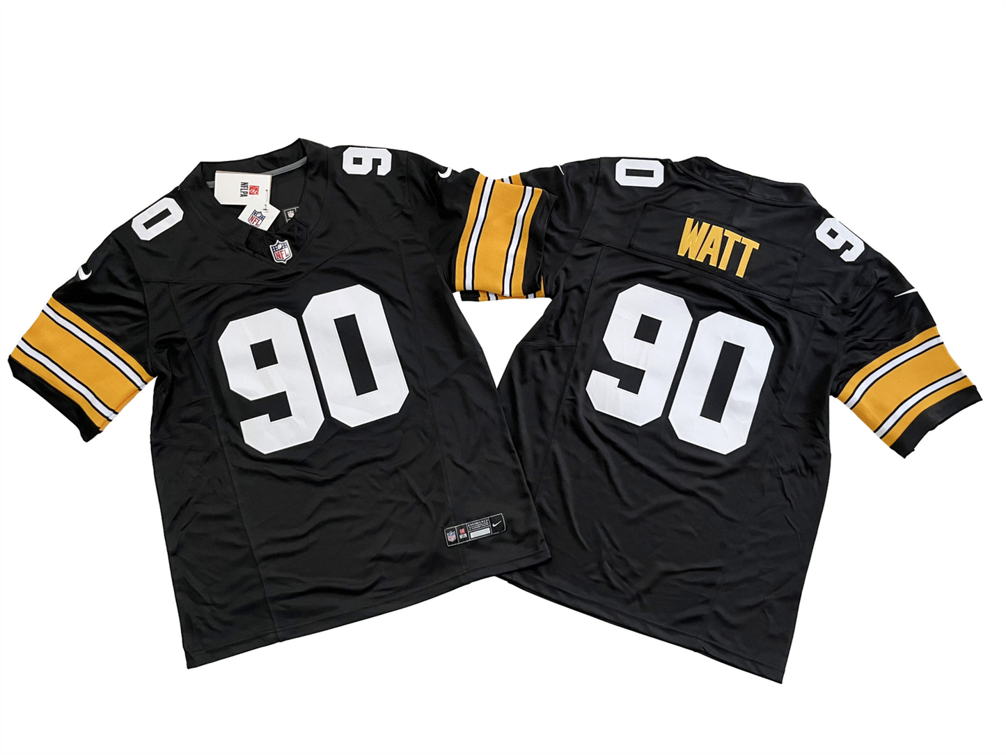 PITTSBURGH STEELERS TJ WATT BLACK JERSEY