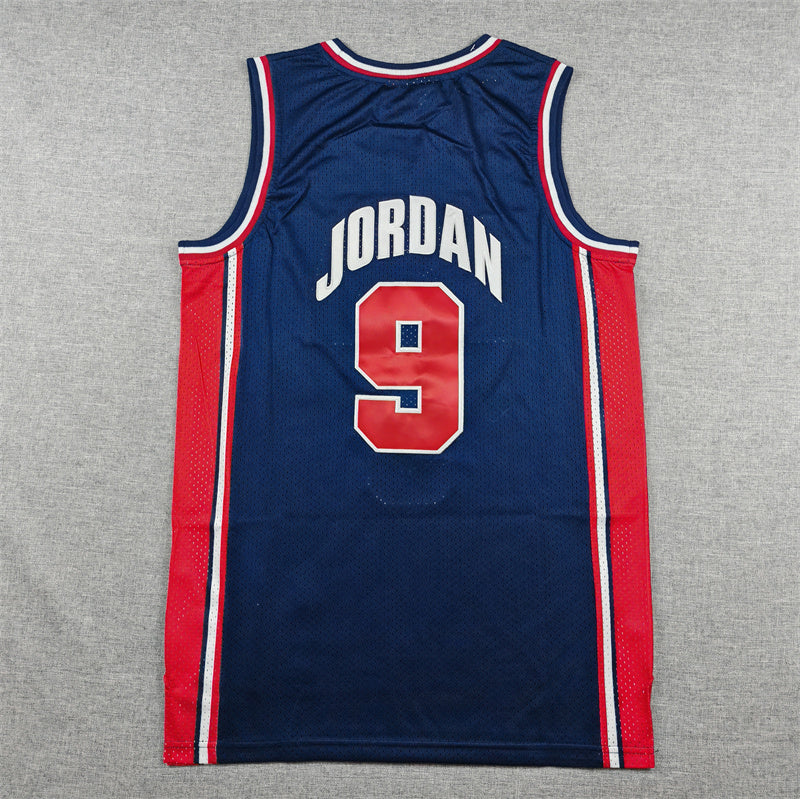 TEAM USA OLYPMIC MICHAEL JORDAN BLUE JERSEY