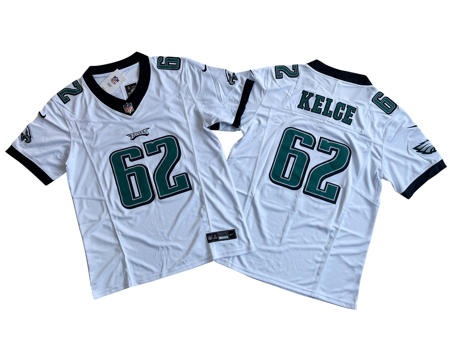 PHILIDELPHIA EAGLES JASON KELCE WHITE JERSEY