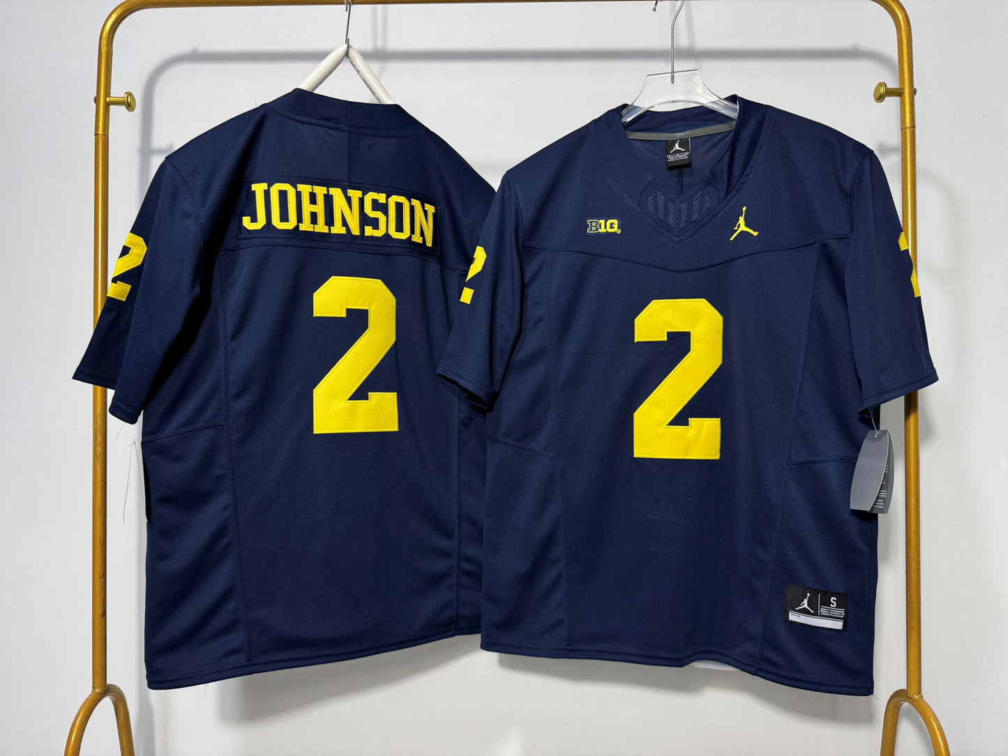 MICHIGAN WOLVERINES WILL JOHNSON BLUE JERSEY