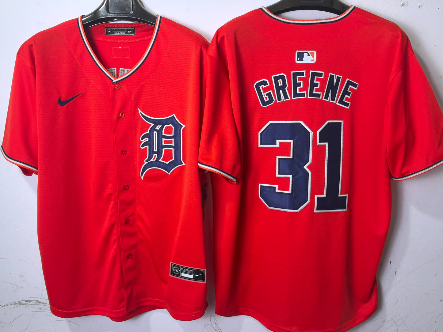 DETROIT TIGERS RILEY GREENE ORANGE JERSEY