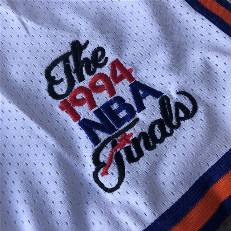 NEW YORK KNICKS 1994 FINALS WHITE SHORTS