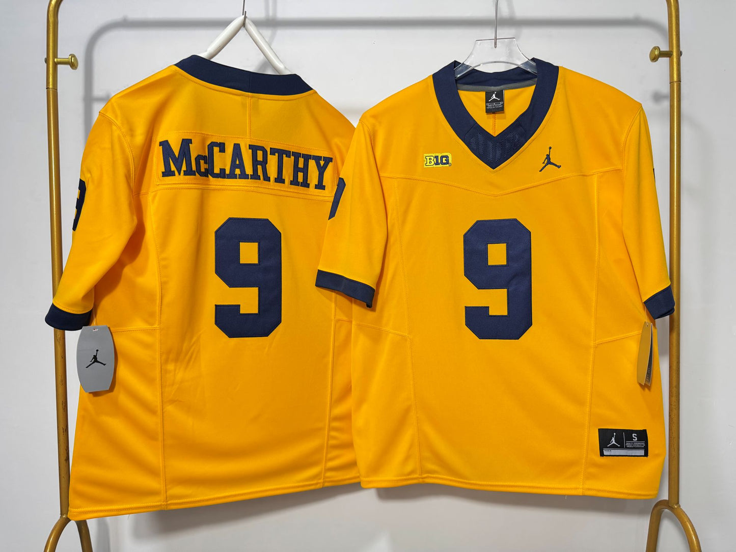 MICHIGAN WOLVERINES JJ MCCARTHY YELLOW JERSEY