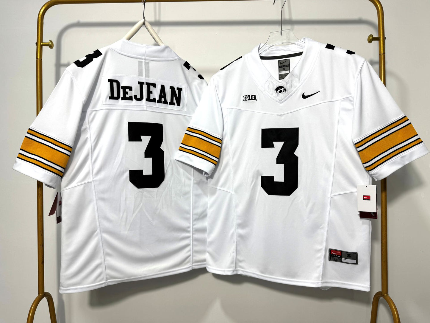 IOWA HAWKEYES COOPER DEJEAN WHITE JERSEY