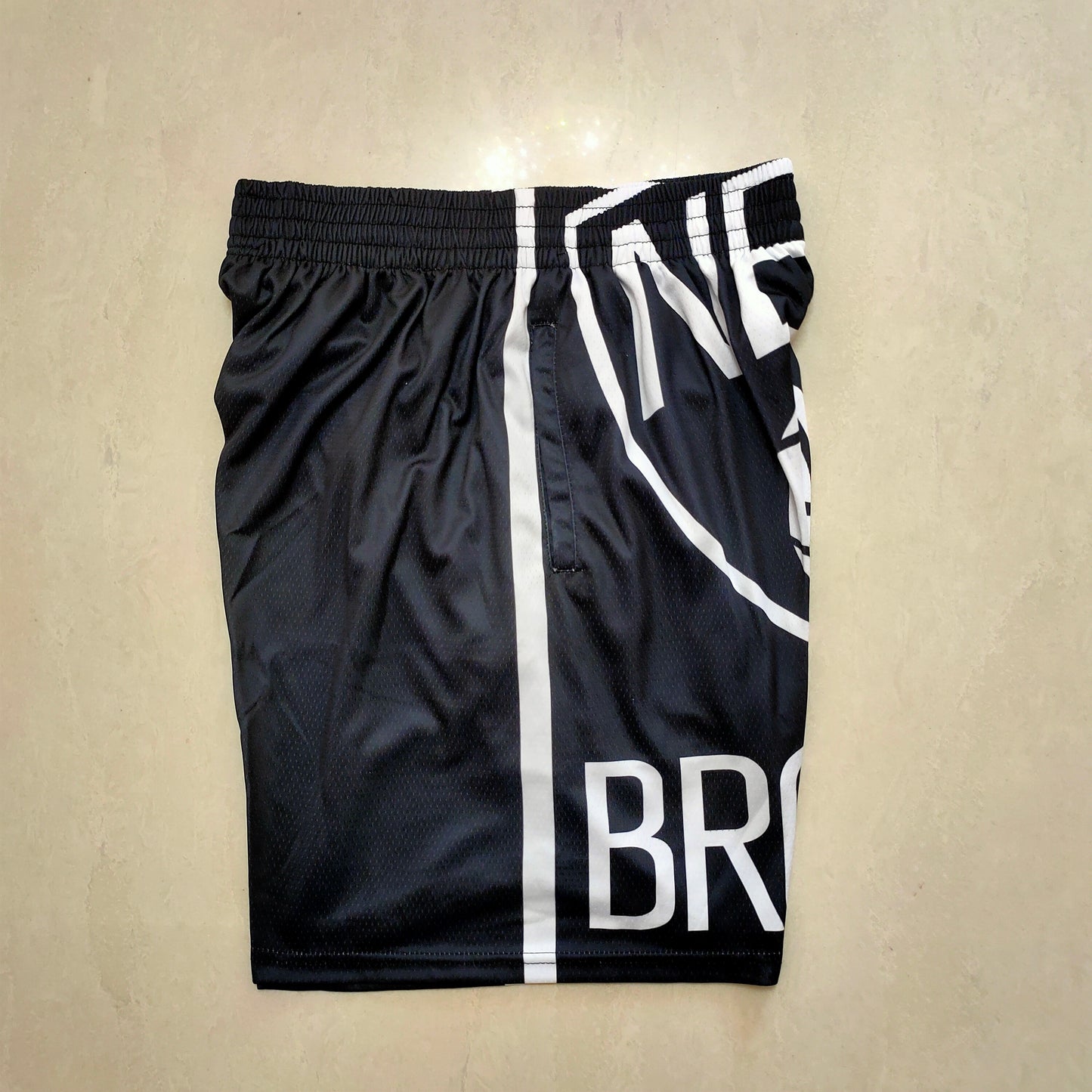 BROOKLYN NETS BLACK SHORTS
