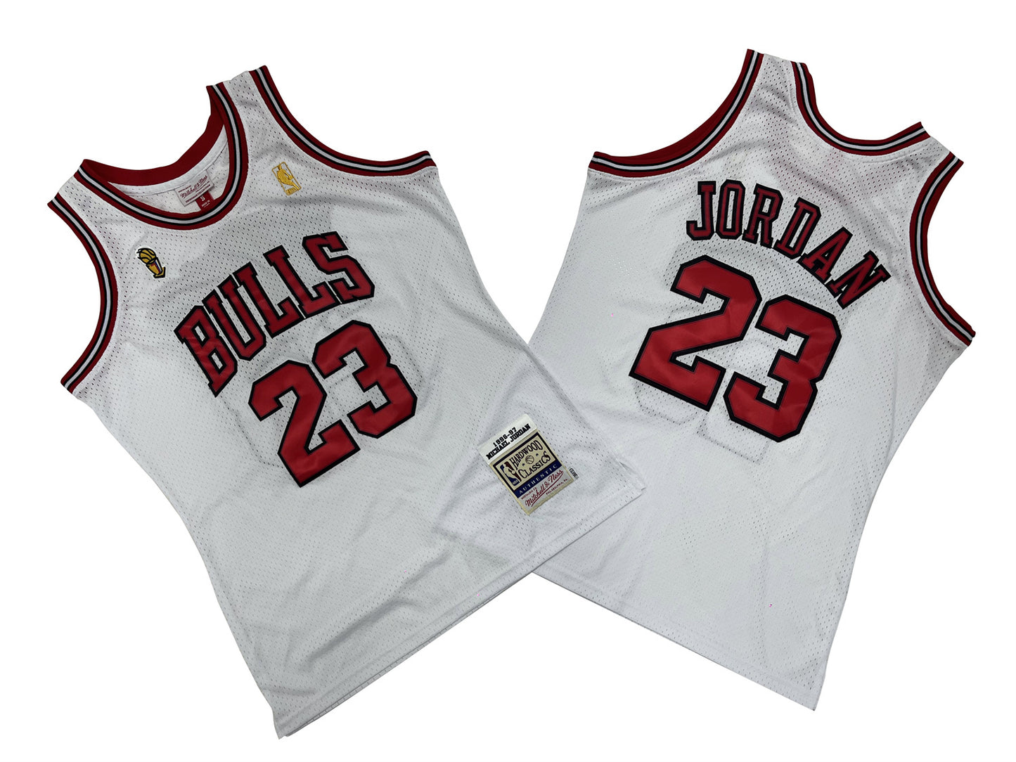 CHICAGO BULLS MICHAEL JORDAN WHITE VINTAGE JERSEY