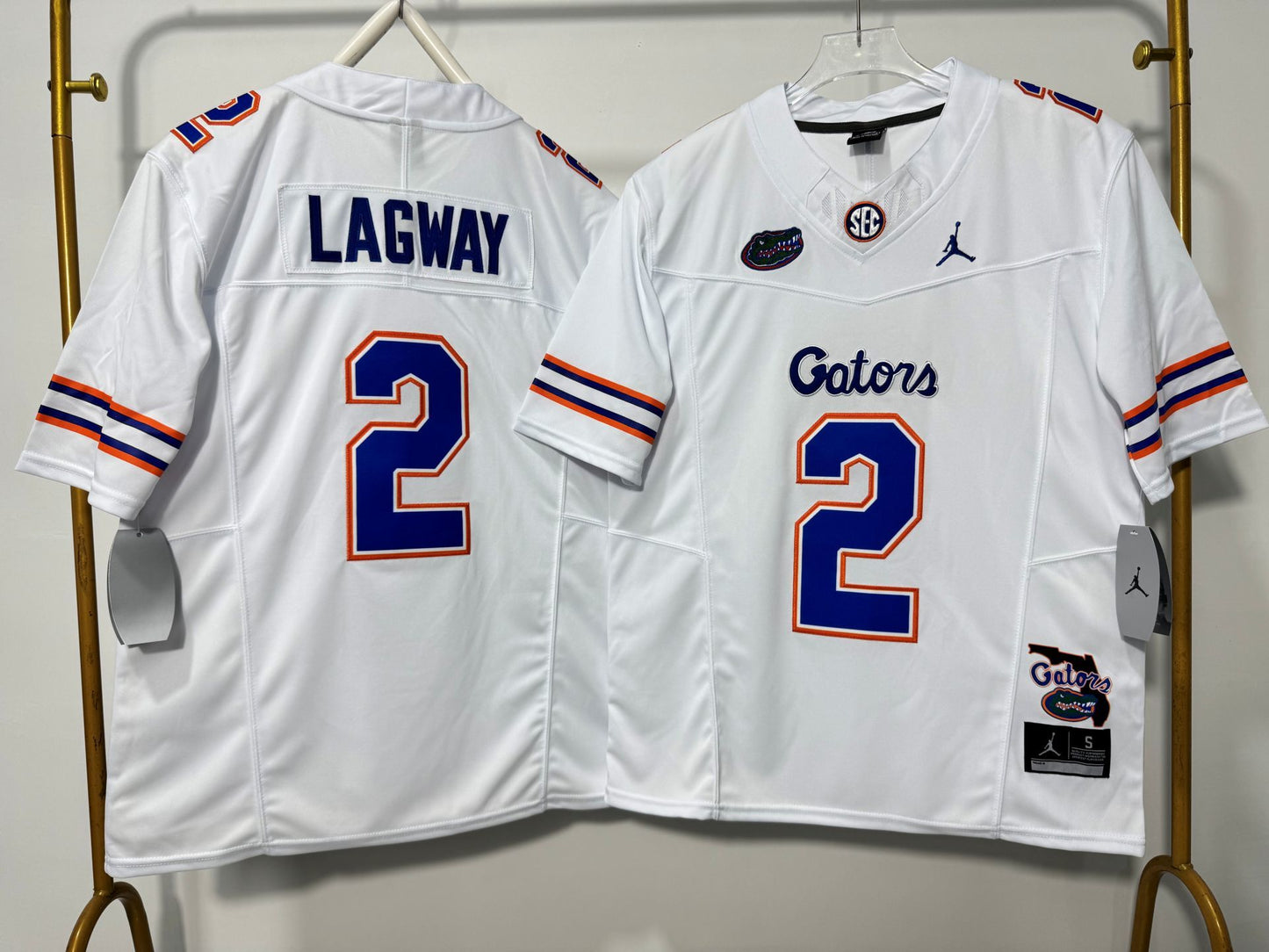 FLORDIA GATORS DJ LAGWAY WHITE JERSEY
