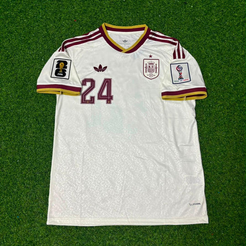 2026 WORLD CUP MARC CUCERELLA TEAM SPAIN WHITE JERESEY