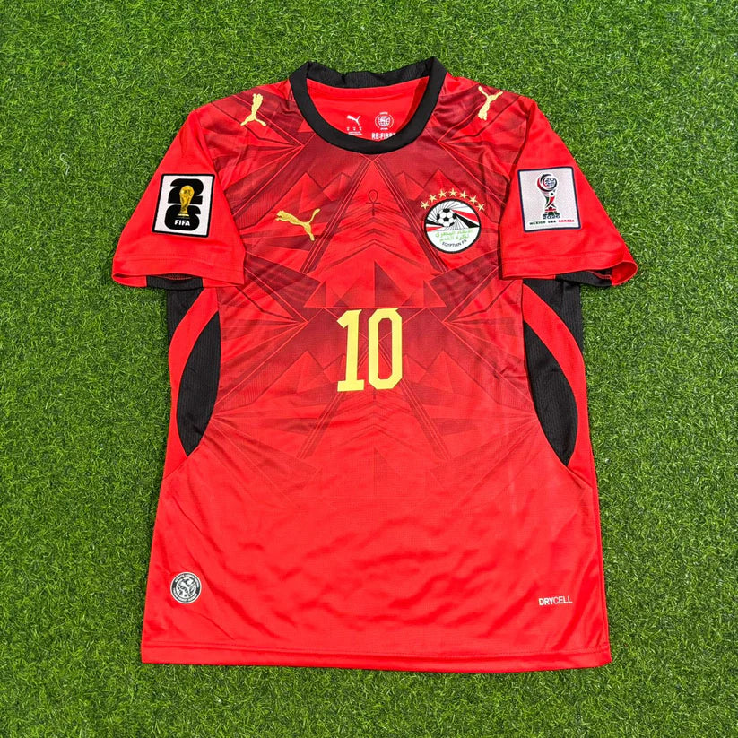 2026 WORLD CUP MOHAMED SALAH TEAM EGYPT RED JERSEY