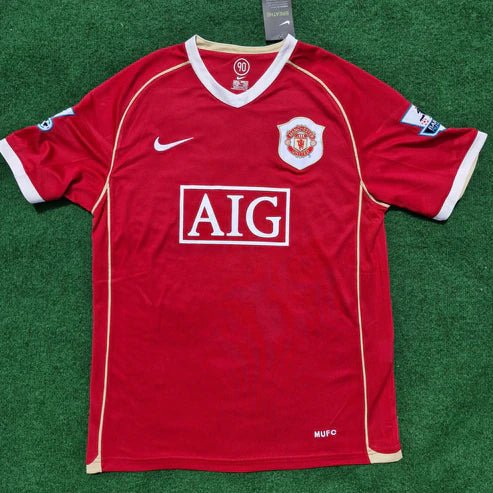 Cristiano Ronaldo #cr7 Manchester United 2006/07 Red Jersey