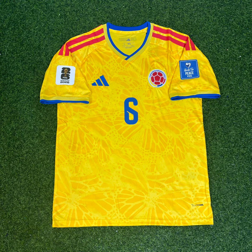 2026 WORLD CUP RICHARD RIOS TEAM COLOMBIA YELLOW JERSEY