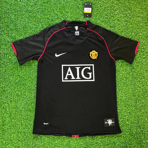 Cristiano Ronaldo Manchester United 2007-2008 Black Retro Jersey