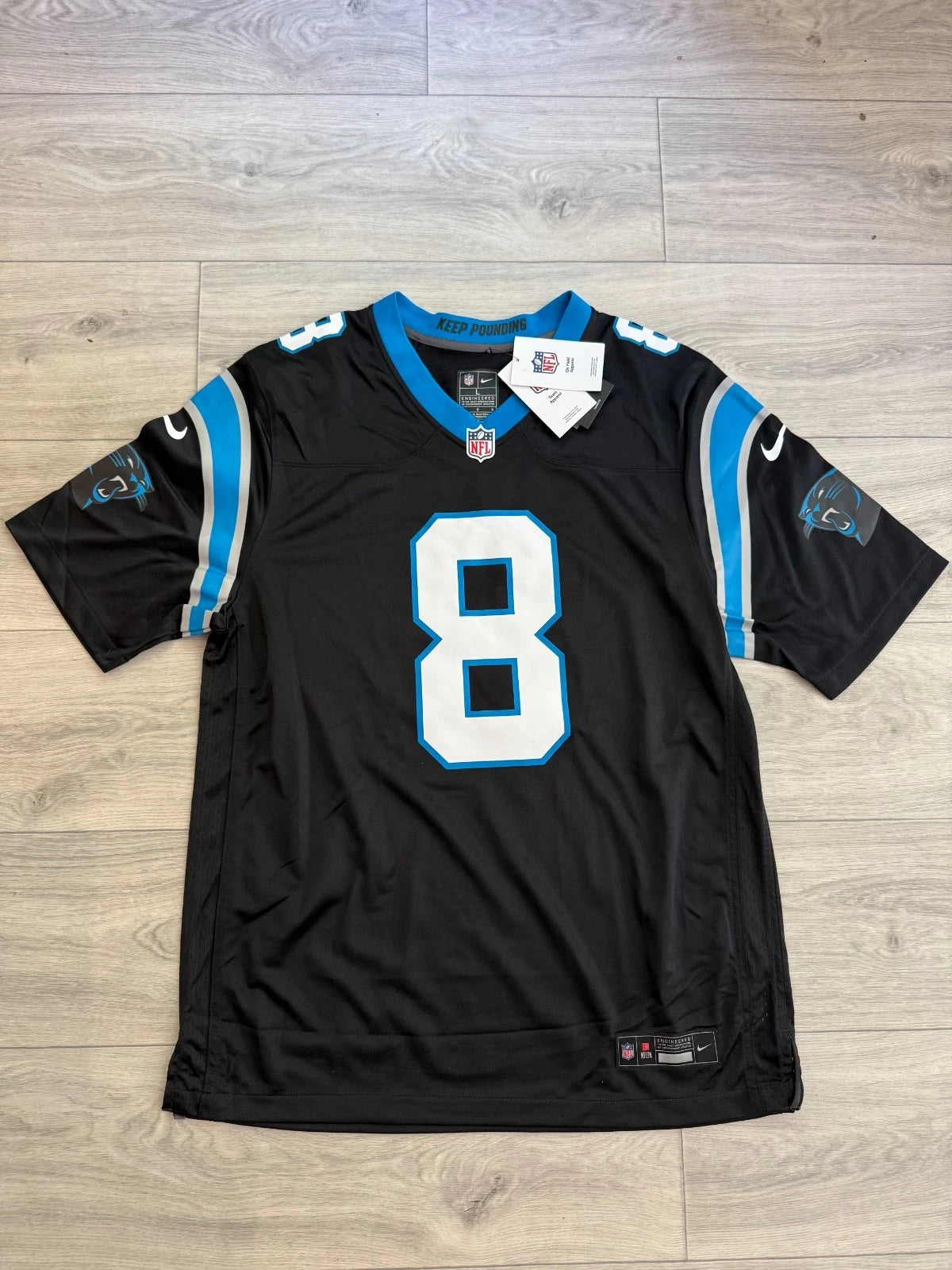 CAROLINA PANTHERS JAYCEE HORN BLACK JERSEY