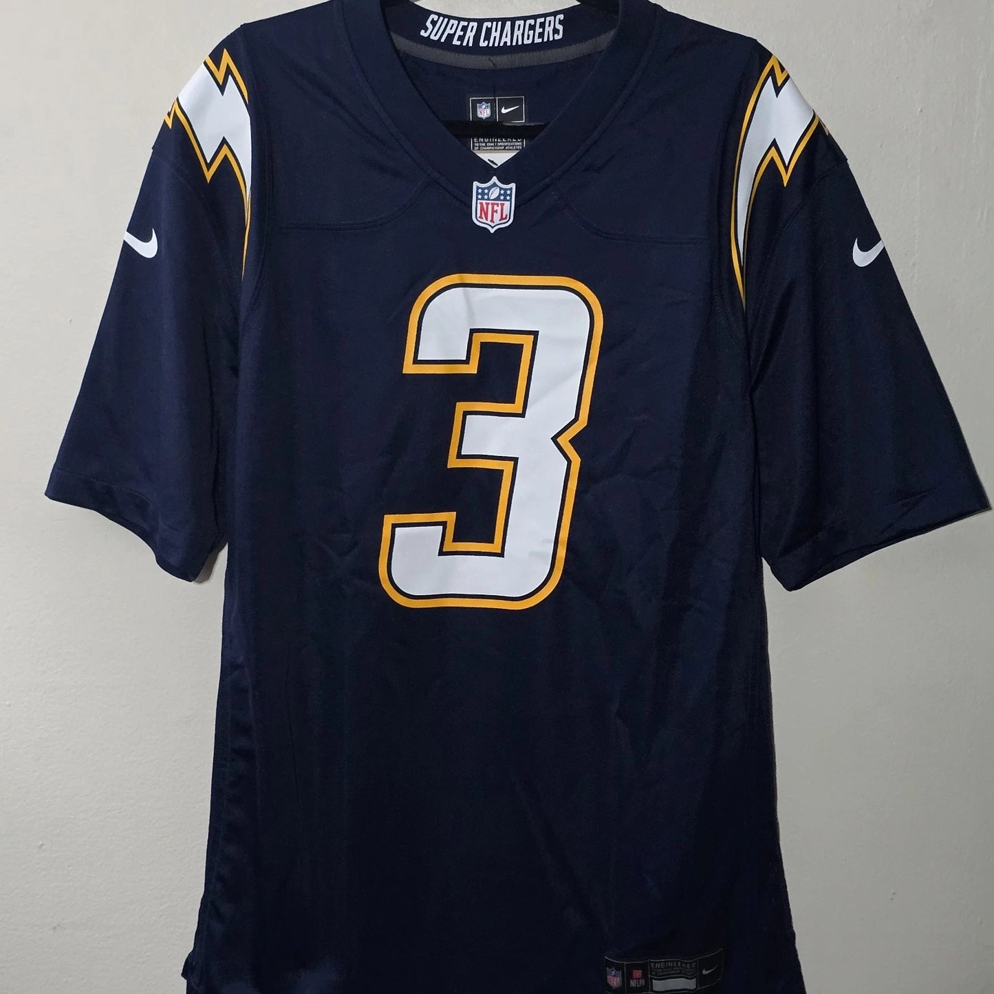 LOS ANGELES CHARGERS DERWIN JAMES JR BLUE JERSEY