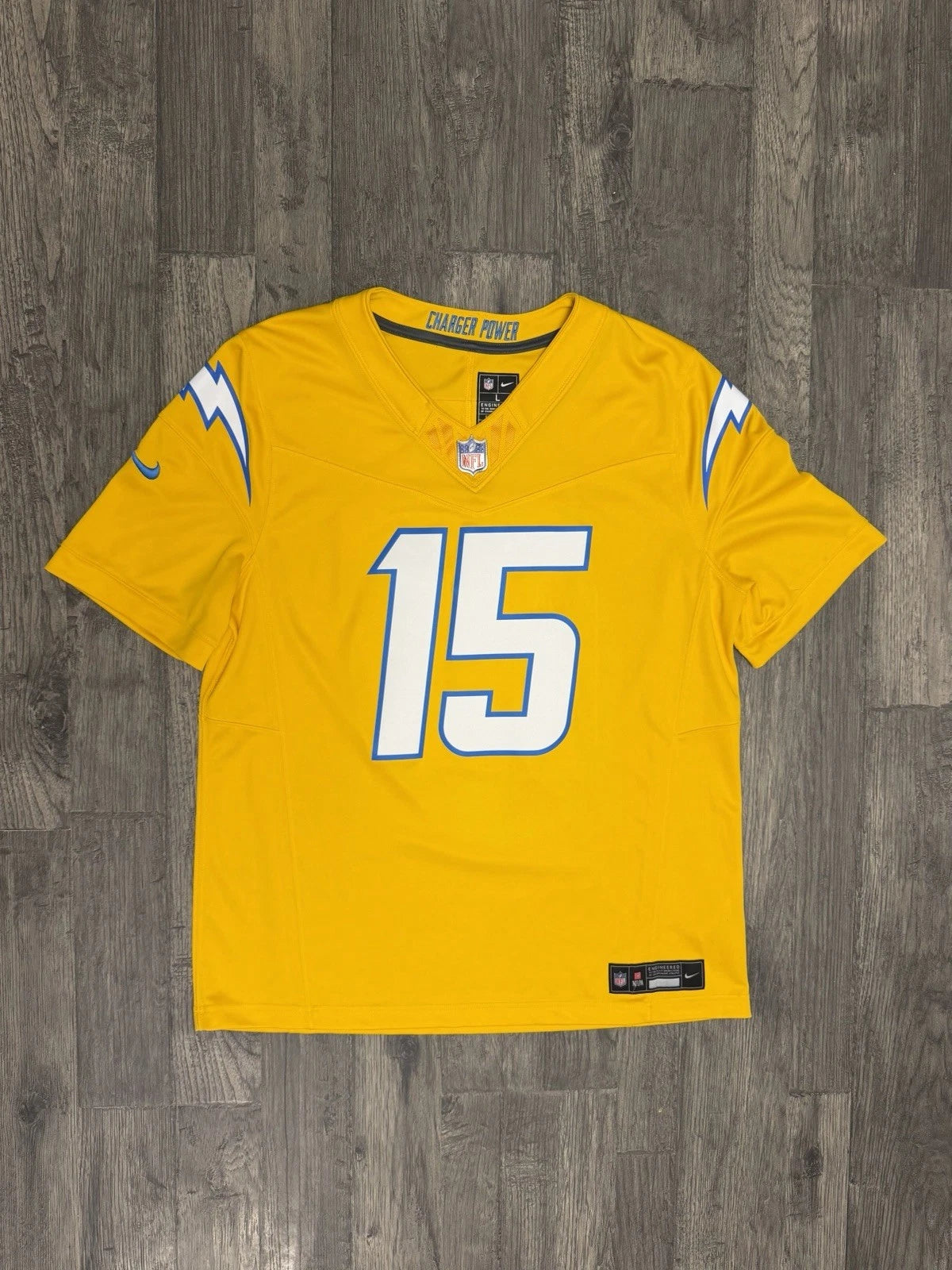 LOS ANGELES CHARGERS LADD MCCONKEY YELLOW JERSEY