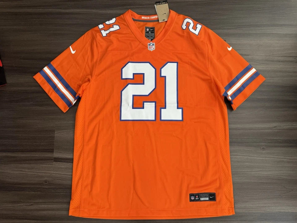 DENVER BRONCOS RILEY MOSS RETRO ORANGE JERSEY