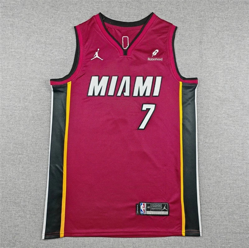 MIAMI HEAT GIANNIS ANTETOKOUNMPO RED JERSEY