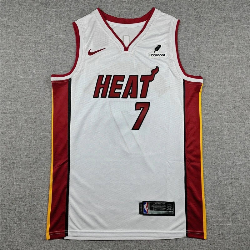 MIAMI HEAT GIANNIS ANTETOKOUNMPO WHITE JERSEY