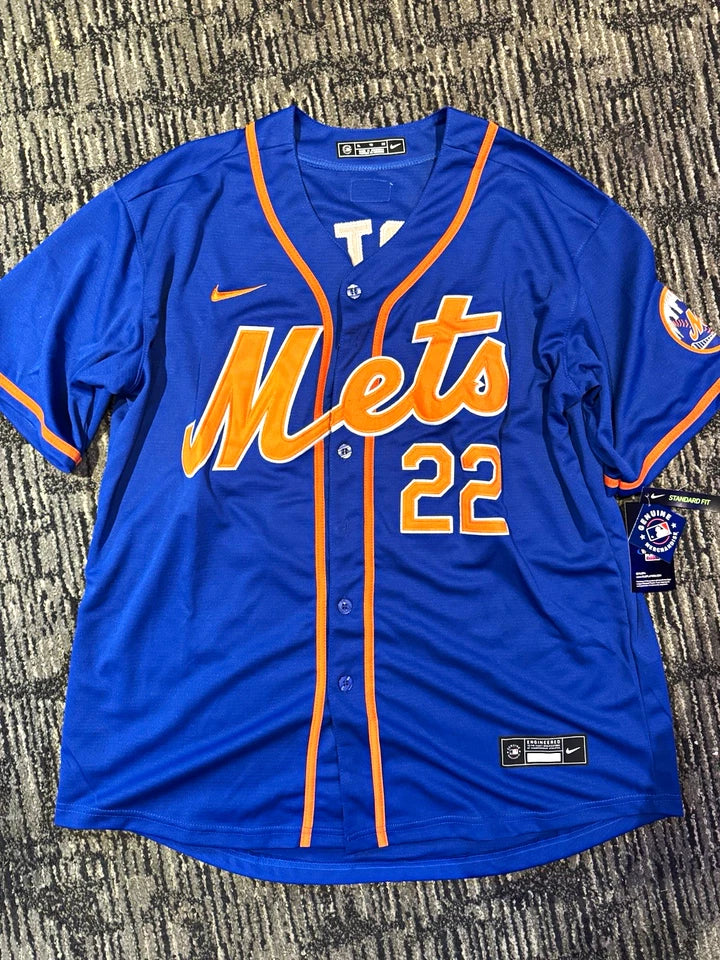 NEW YORK METS JUAN SOTO BLUE JERSEY