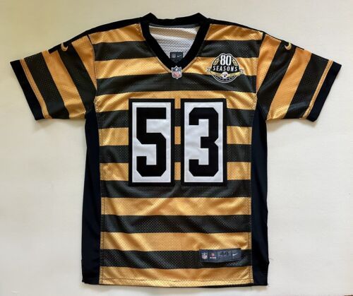 PITTSBURGH STEELERS MAURICE POUNCEY YELLOW JERSEY