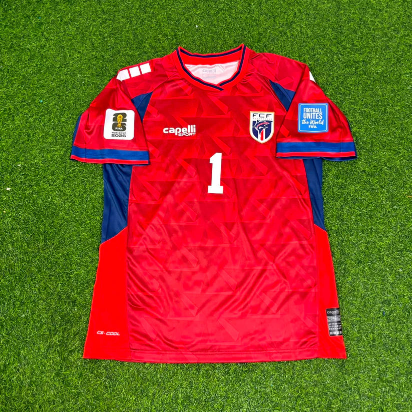2026 WORLD CUP VOZINHA TEAM CAPE VERDE RED JERSEY