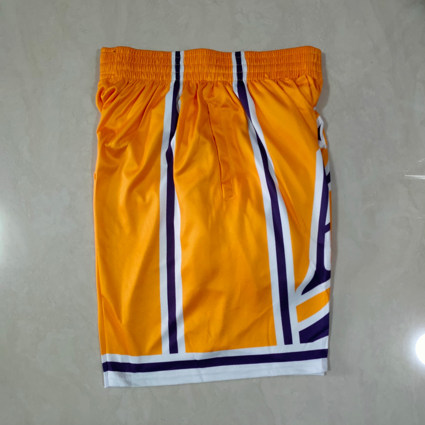 LOS ANGELES LAKERS YELLOW SHORTS