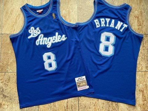 LOS ANGELES LAKERS KOBE BRYANT BLUE VINTAGE JERSEY