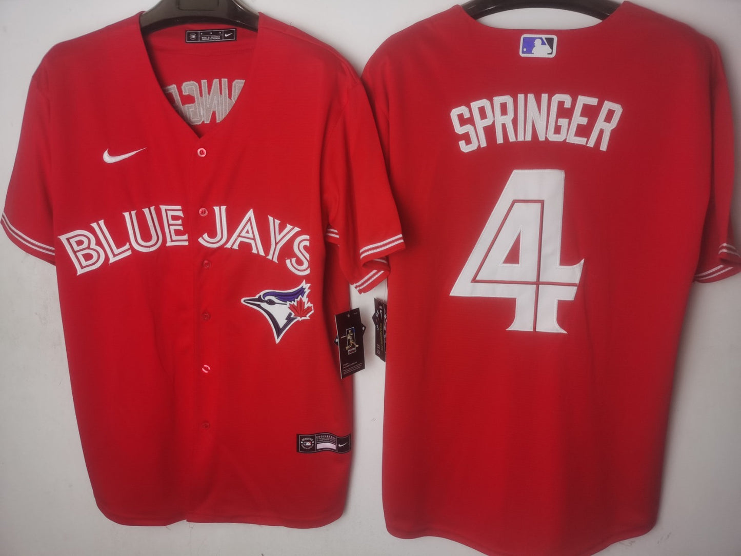 Toronto Blue George Springer Red Jersey