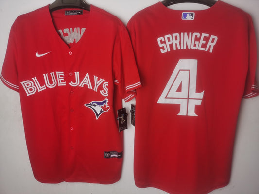 Toronto Blue George Springer Red Jersey