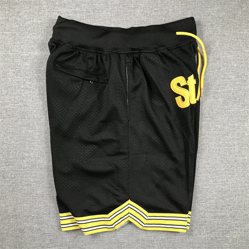 PITTSBURGH STEELERS BLACK SHORTS