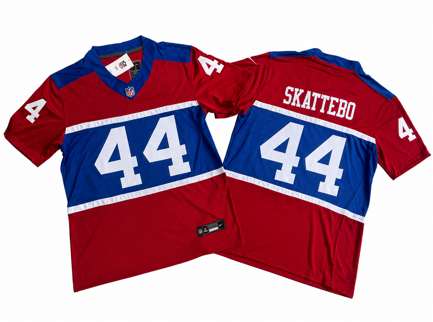 NEW YORK GIANTS CAM SKATTEBO RETRO VINTAGE JERSEY