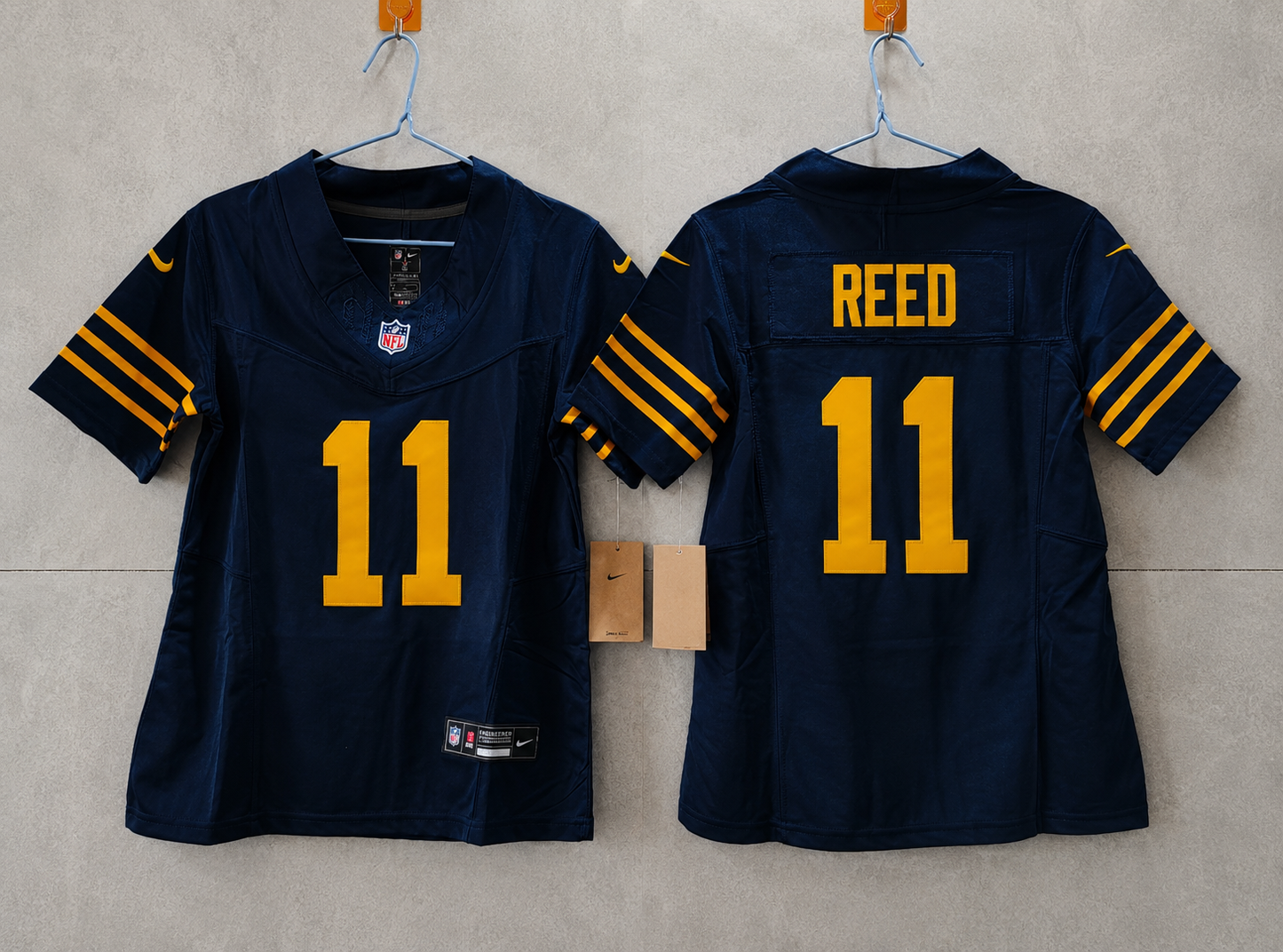 GREEN BAY PACKERS JAYDEN REED BLUE JERSEY