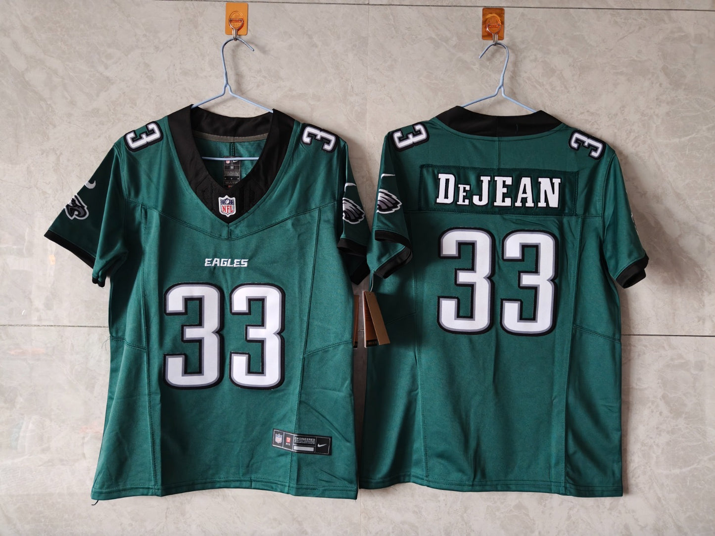 PHILADELPHIA EAGLES COOPER DEJEAN GREEN JERSEY ￼